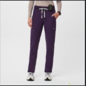 Figs Women’s Purple Jam Yola High Waisted Scrub Pants